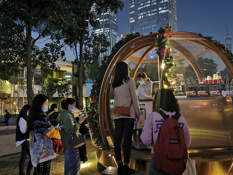 可移動(dòng)泡泡屋商鋪，重新定義零售場(chǎng)景